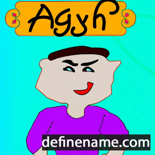 Aghy cartoon