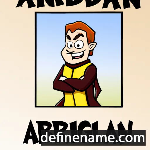 cartoon of the name Agilbrand