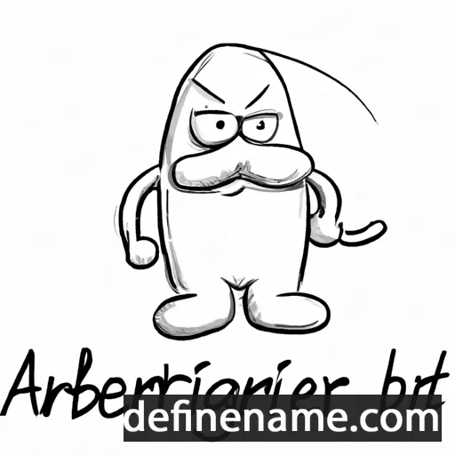 cartoon of the name Aginbert