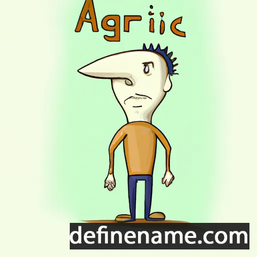 Aginric cartoon