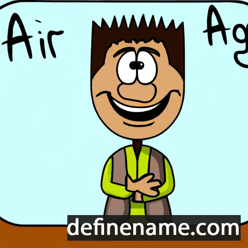 Agir cartoon