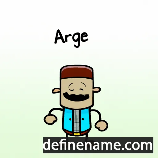 cartoon of the name Agirre