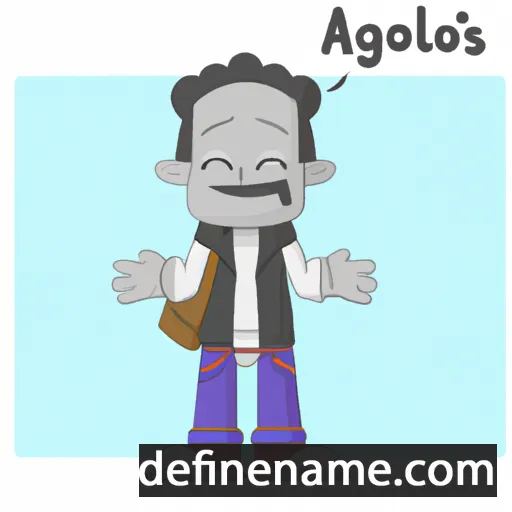 cartoon of the name Agisilaos