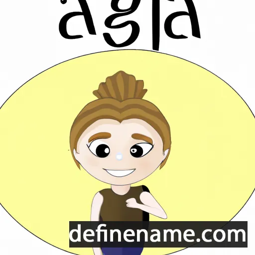 Agleja cartoon