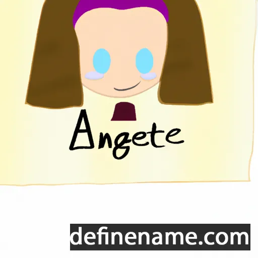 Agnéta cartoon