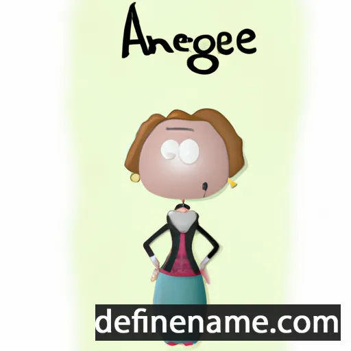 Agneese cartoon