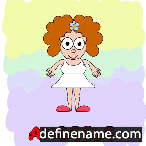 cartoon of the name Agnella