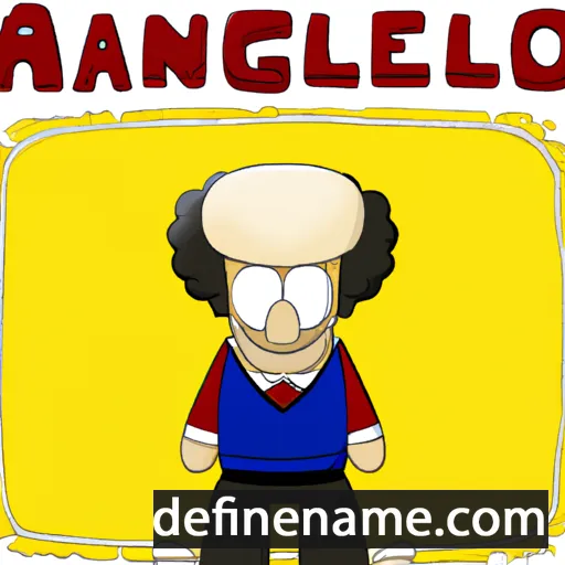 cartoon of the name Agnello