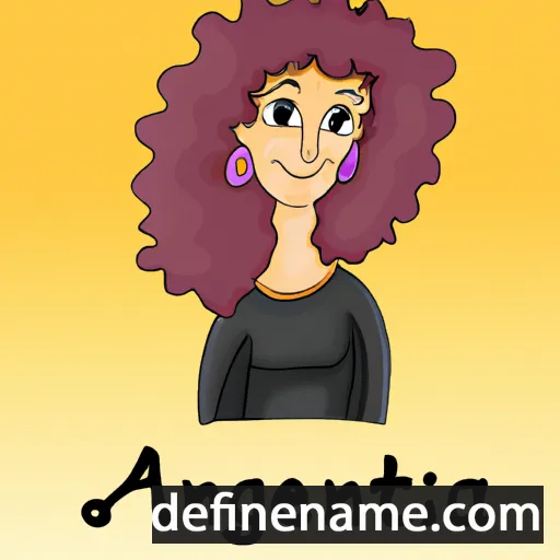 cartoon of the name Agnetta