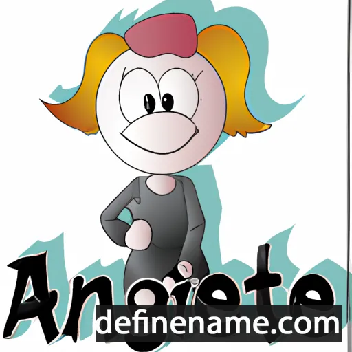 cartoon of the name Agnietje