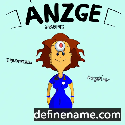 cartoon of the name Agnieze