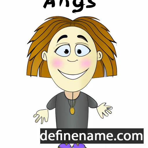 cartoon of the name Agnys