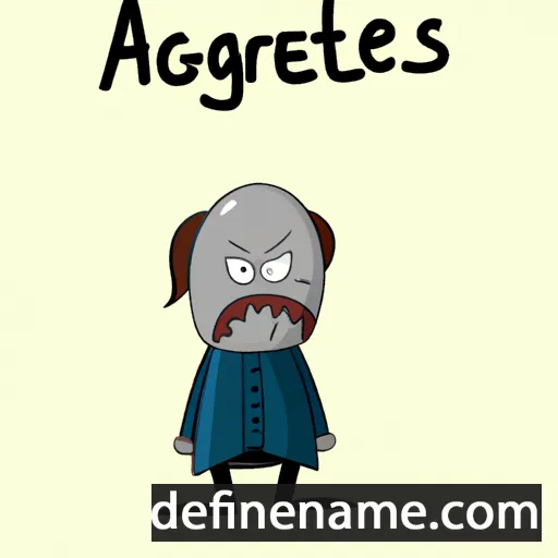 cartoon of the name Agrestes