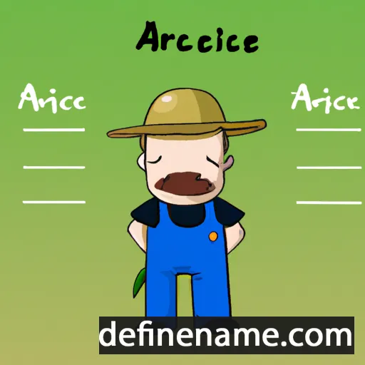 cartoon of the name Agricole