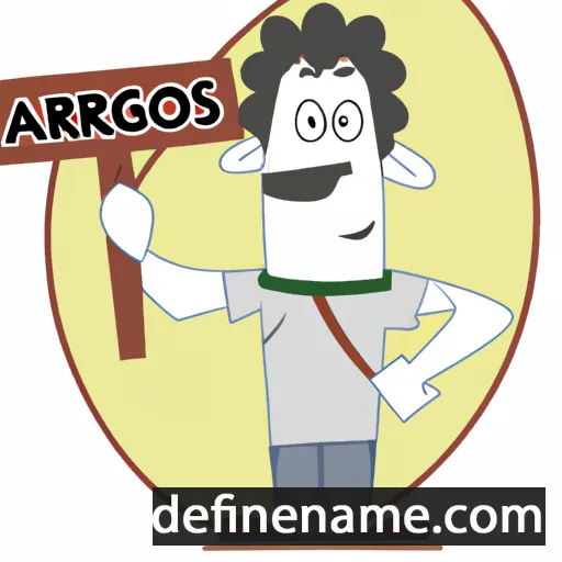 cartoon of the name Agrios