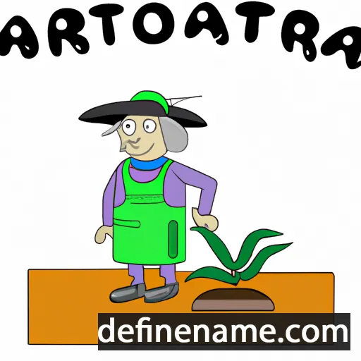 cartoon of the name Agrotora