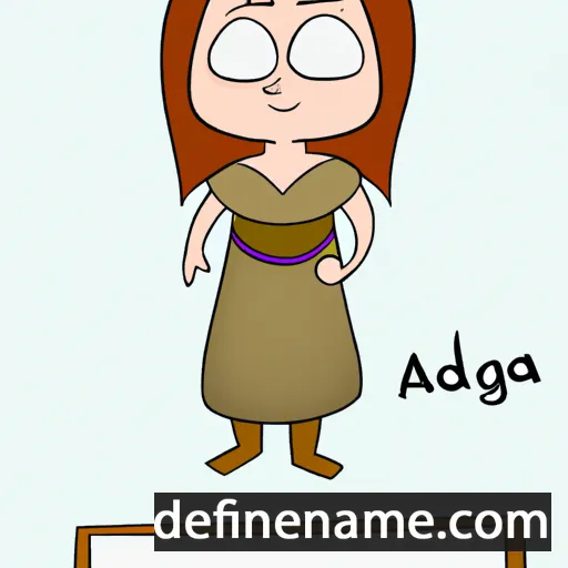 Agða cartoon