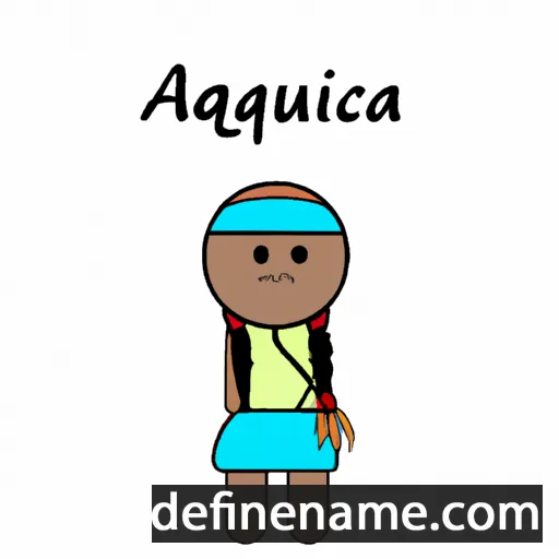 cartoon of the name Aguanahuche