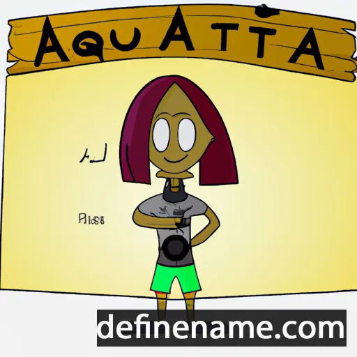 Agueta cartoon