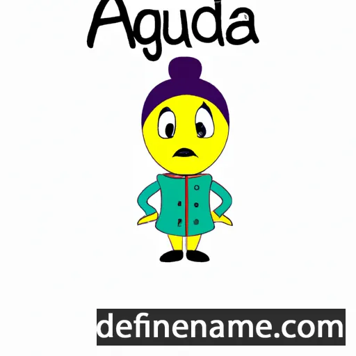 cartoon of the name Agunda