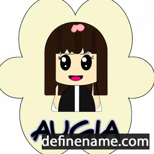 cartoon of the name Agusia