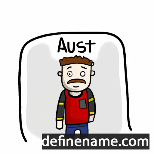 Agust cartoon