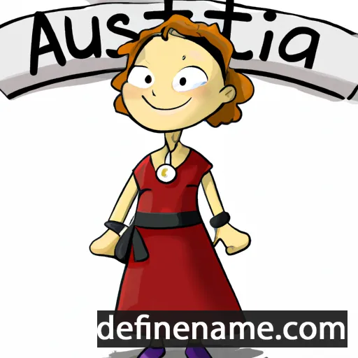 cartoon of the name Agusta