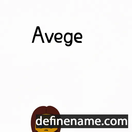 cartoon of the name Agwé