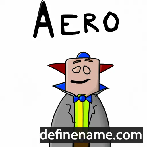 cartoon of the name Aĥerono