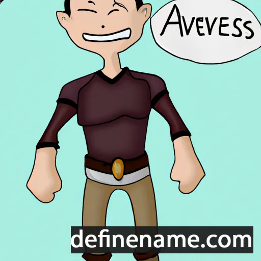 cartoon of the name Ahasverus