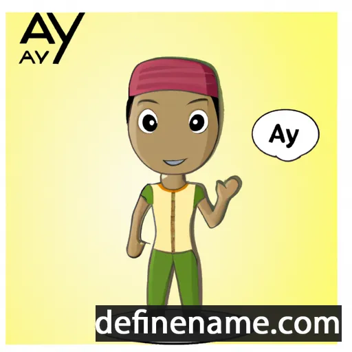 Ahaya cartoon