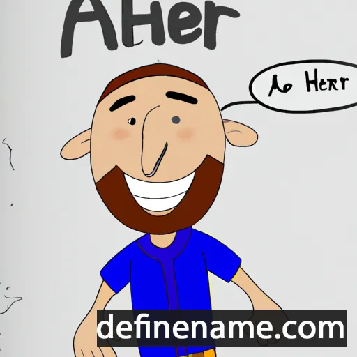 Aher cartoon