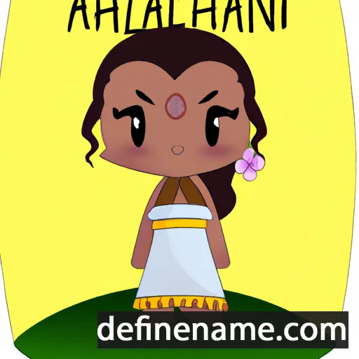 Ahialani cartoon