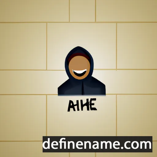 cartoon of the name Ahiej