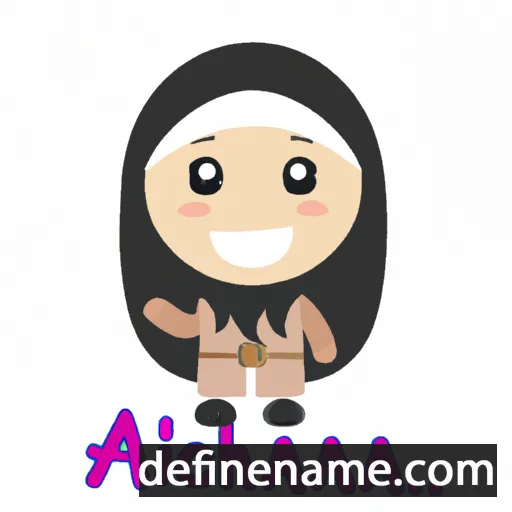 cartoon of the name Ahijah