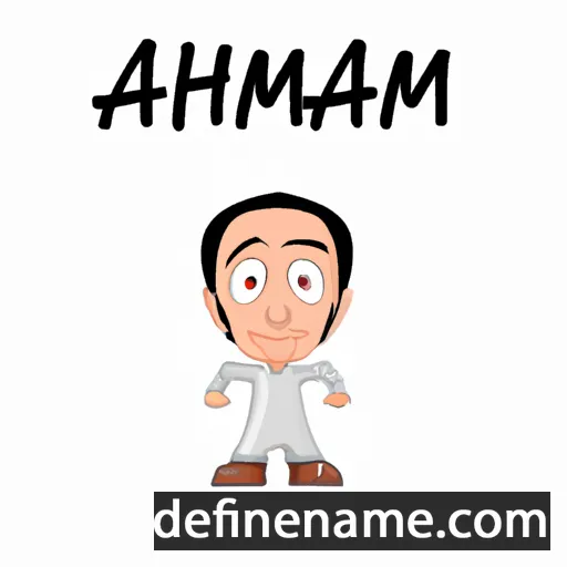 cartoon of the name Ahiman