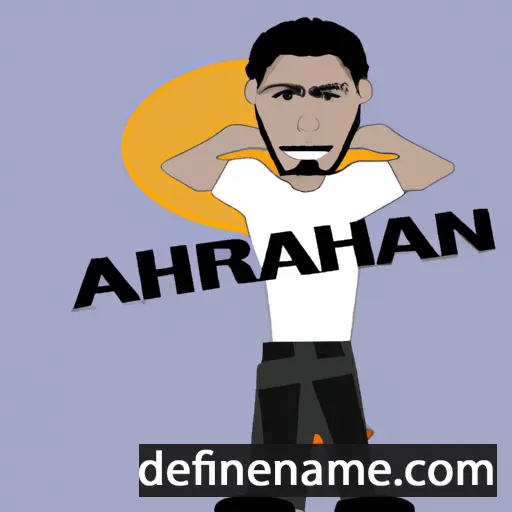 cartoon of the name Ahiram