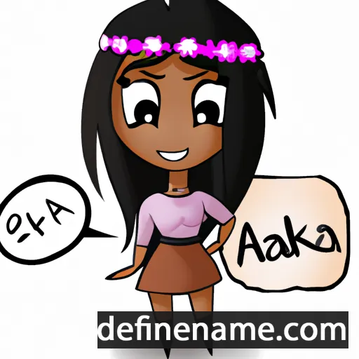 Ahkia cartoon