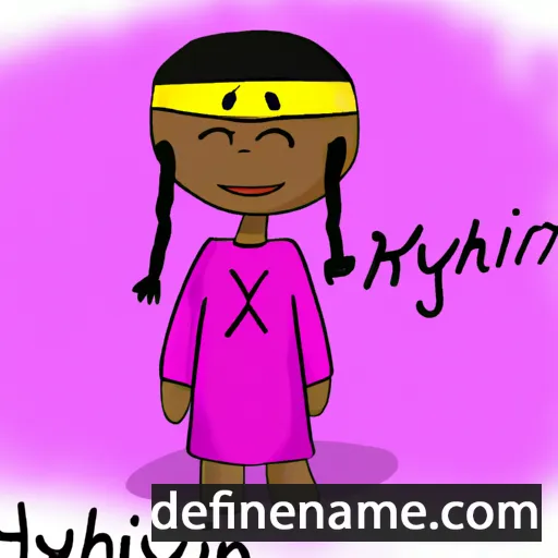 cartoon of the name Ahkiyyini