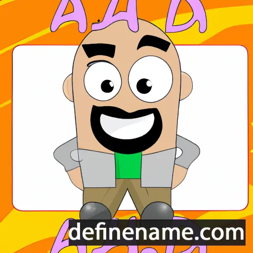 cartoon of the name Ahlad