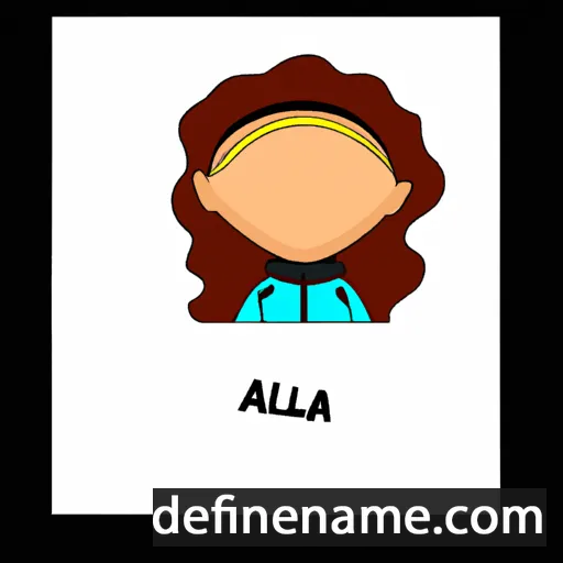 Ahlaia cartoon