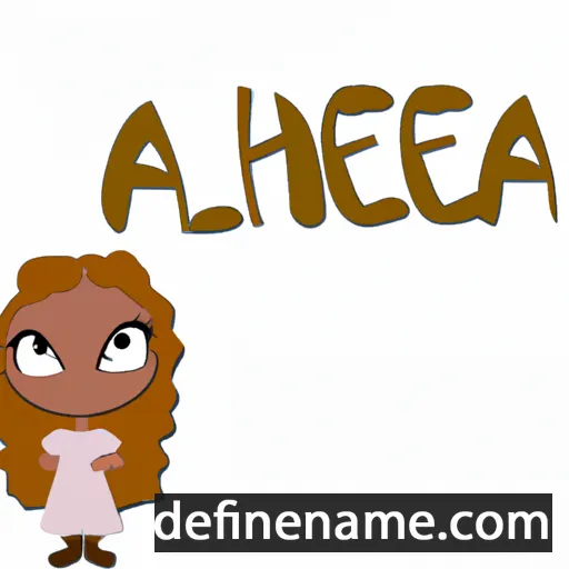 Ahlea cartoon