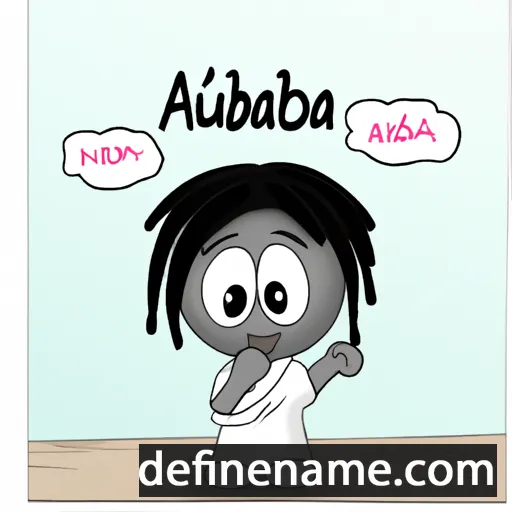 cartoon of the name Ahouba