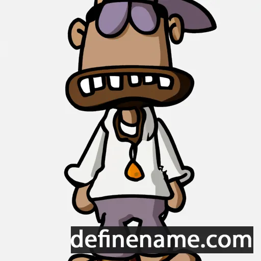 cartoon of the name Ahpeahtone