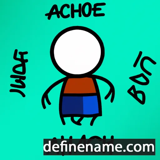 cartoon of the name Aiache