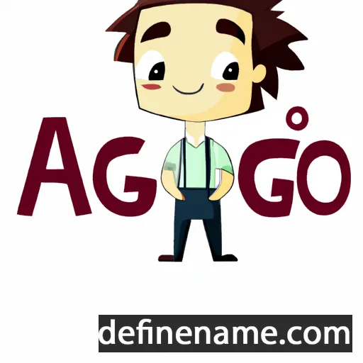 cartoon of the name Aiago