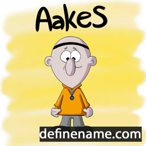 cartoon of the name Aiakes