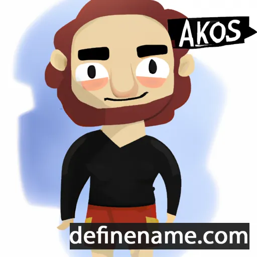 cartoon of the name Aiakos