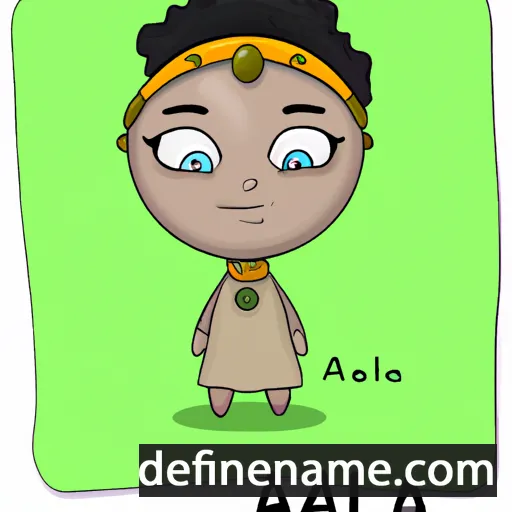 cartoon of the name Aiala