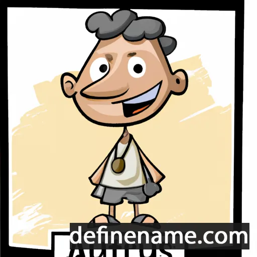 cartoon of the name Atreus